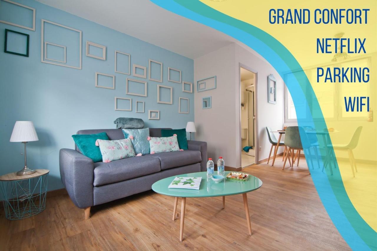 Superlogis Troyes - Le Cadre Vert - Studio Grand Confort - Netflix - Parking Saint-Julien-les-Villas ภายนอก รูปภาพ
